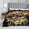 Bowie Lightning Bolt Blanket for all seasons blanket lunch break throw gift