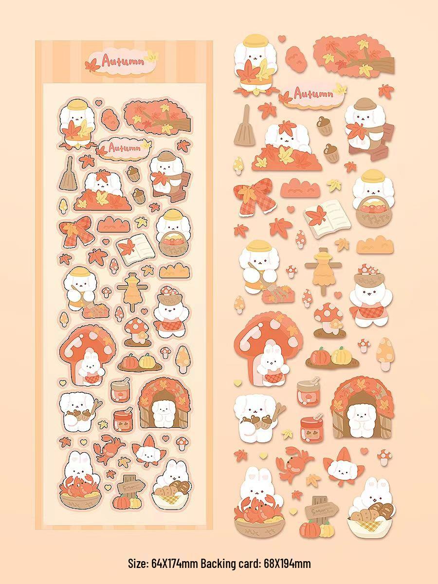 Korean Style Cartoon Guka Anime Character Stickers - Cute Laser Designs