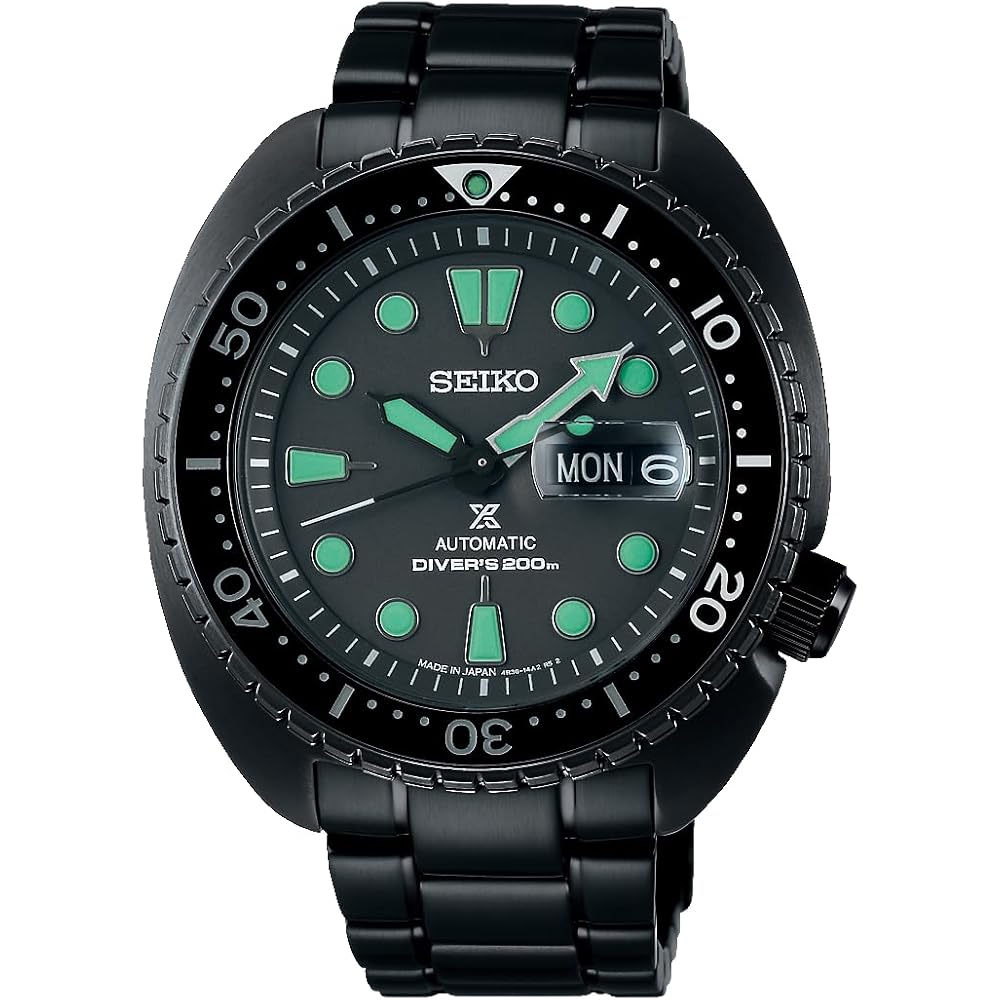 

[Seiko Watch]PROSPEX The Black Series Diver Scuba Mechanical Automatic with Manual Winding SBDY12...