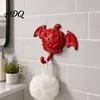 No Drill Wall Hook Devil Pumpkin Bat Hook Halloween No-Drill Adhesive