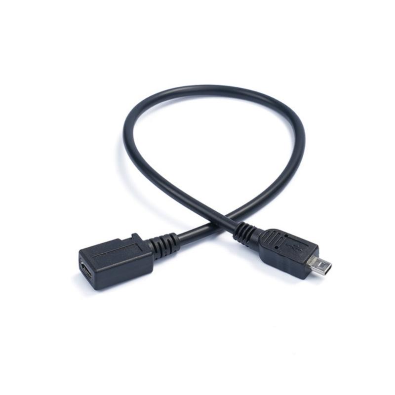 

Micro5p USB To Mini USB 8Pin Adapter Cable For Seamlessly Data Transmission And Device Charging Wire 30cm/11.81inch 1