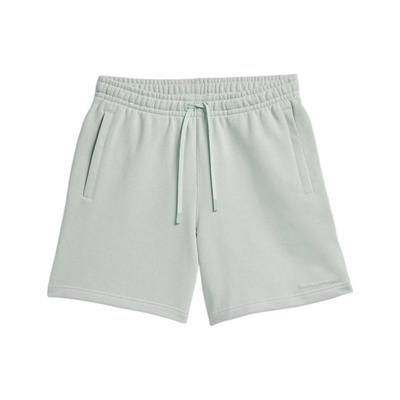 Originals X Pharrell Williams Einfarbige Logo-Print Kordelzug Sportshorts Unisex Shorts Leinen-Grün HS4822