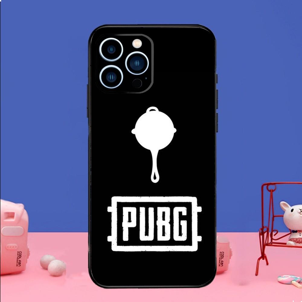 

Игровой чехол для телефона P-PUBG для iPhone 14,13,12 Mini 11 Pro XR,X,XS,MAX 6S,7,8 Plus Силиконовый чехол Мягкий черный iPhone13mini