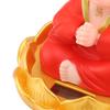 Small Monk Ornaments Cute Monk Car Interior Display Decoration Light Energy Sensing Decorations for Car Dashboard Home