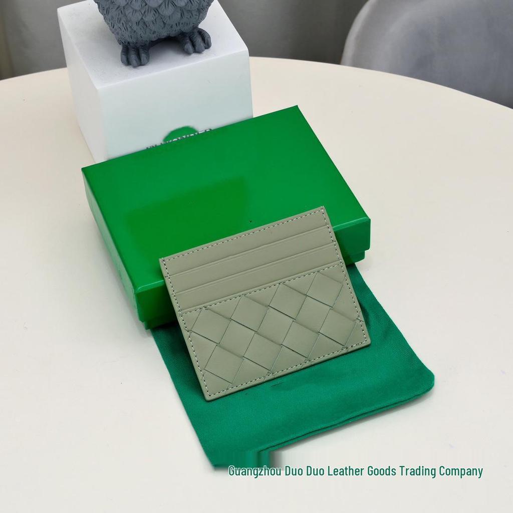 Minimalist Genuine Leather Unisex Card Holder with Multiple Slots