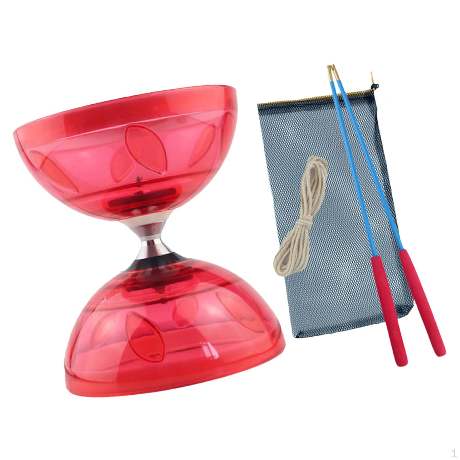 Расширенный набор Diabolo с аксессуарами для точного управления Red