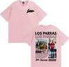 Rock Band Los Parras Tour 2025 Magliette Grafiche Unisex Moda Donna Hip Hop Streetwear T-shirt 100% Cotone T-shirt Larga Oversize
