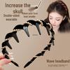 2025 Women's Luxury Pearl Skull Headband: Stylish Fashion Accessory for Face Washing
