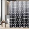 Ocean White Shower Curtain Waterproof Polyester 180X 180Cm With 12 Hooks For Bath Or Shower Decorative Shower Curtain