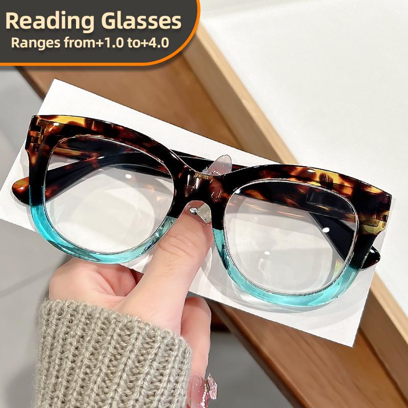 The New Teopard Print Gradient Round Reading Glasses Are Trendy and Fashionable Reading Glasses For Women