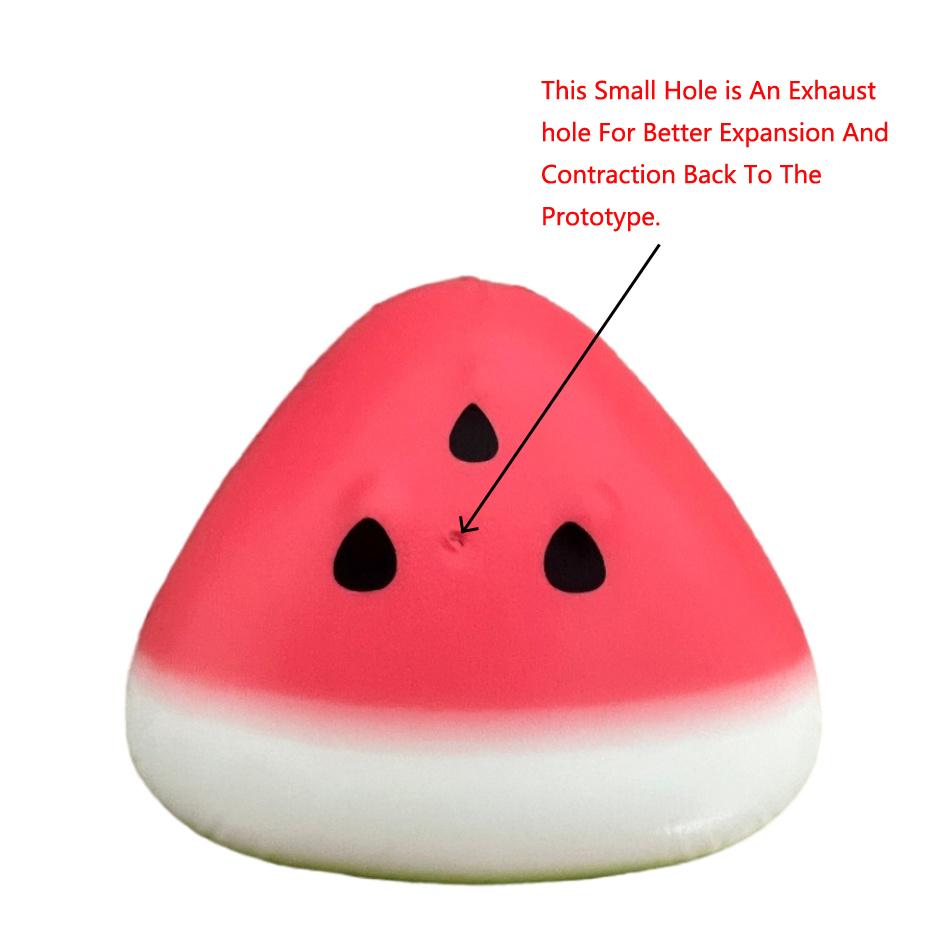 Squishy Watermelon Fidget Toy Anti-Stress Slow Rising Fruit Pinch Squeeze Stress Reliever Funny Pressure Reducer Prop