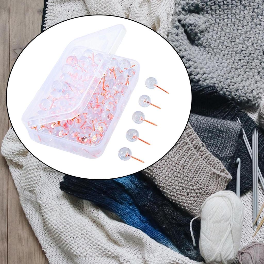100 Pieces of Positioning Pins for Sewing and Quilting Tasks