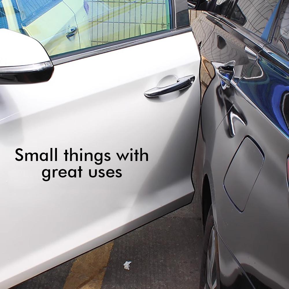 5M Car Door Edge Guard Trim Moulding Strip Rubber Anti Scratch Universal U Type Transparent Seal Protector Styling Adhesive Interior Mirrors 6