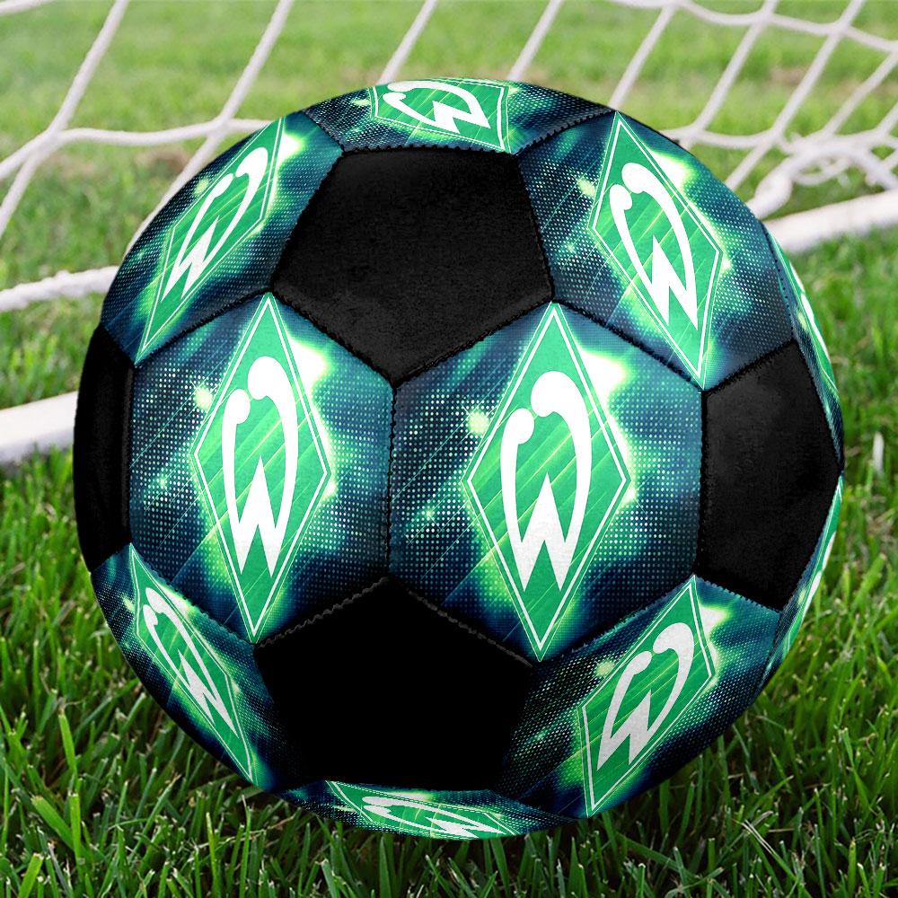 1PC SVW Logo Size 5 Soccer Ball PrahaIndoor Soccer Ball Colorful All Ages Machine Stitched PVC Competition Ready Durable High-Bounce