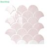 Peel & Stick Fish Scale Tile Stickers, Waterproof Self-Adhesive Backsplash Tiles for Kitchen & Bathroom Wall Decor