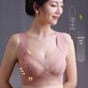 Women's Ice Silk Seamless Summer Bra: Anti-Sagging, Thin, Beautiful Back Design, Gathered Sports Bra