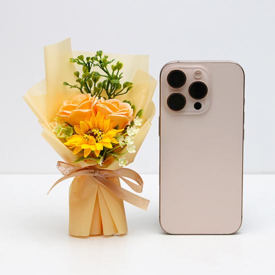 Soap Flower Bouquet Scented Artificial Carnation Rose Flower Bouquet for Women Mom Wife Best Friend Birthday Christmas Valentine's Day