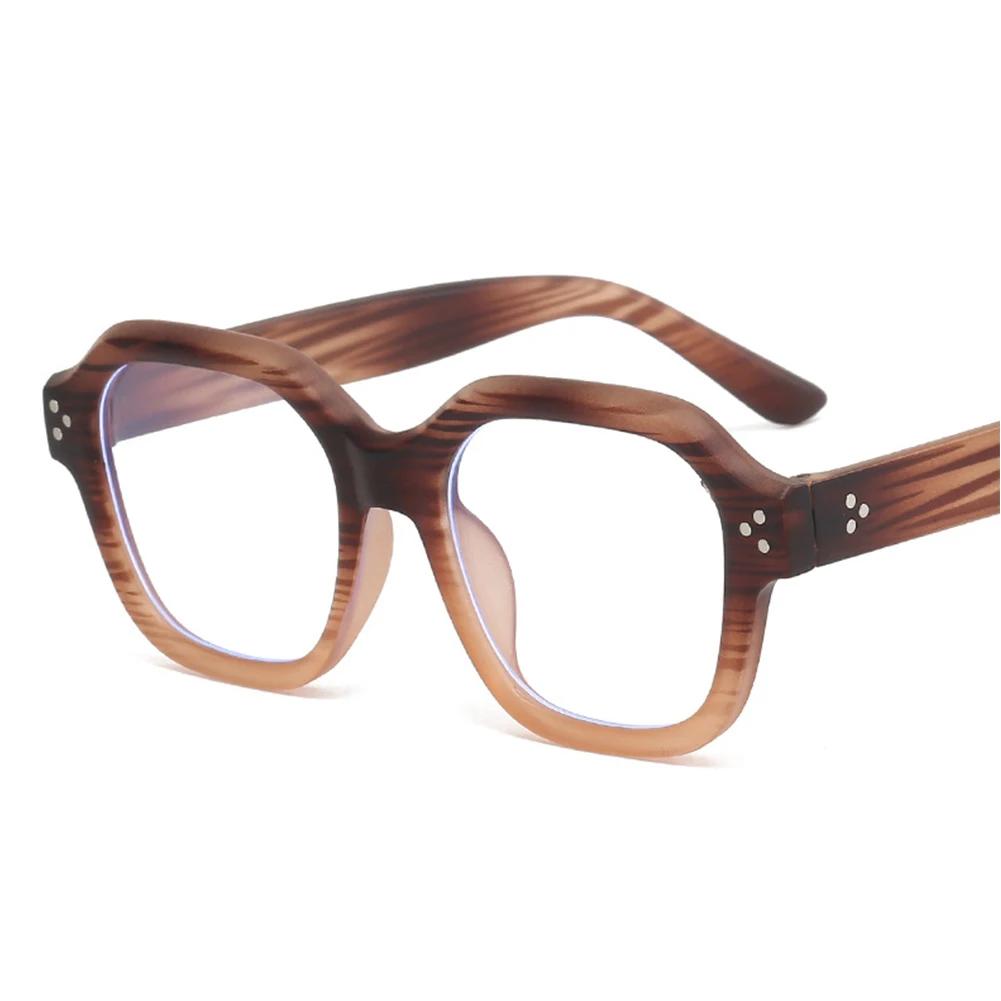 

Модные квадратные очки, блокирующие синий свет, декоративные очки в стиле ретро, удобные универсальные очки для взрослых