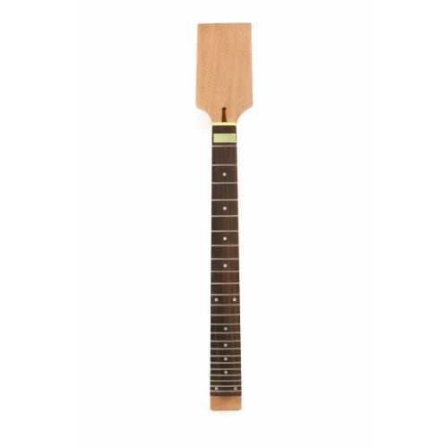 24 fret 24.75 inch Mahogany and Rosewood paddle head guitar neck with beautiful inlays