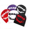 Knit Hat For Men Women With Facial Pattern Warm Winter Streetwear For Fall Season