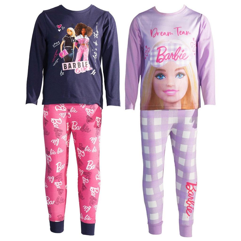 Barbie Girls Dream Team Long Pyjama Set (Pack of 2)