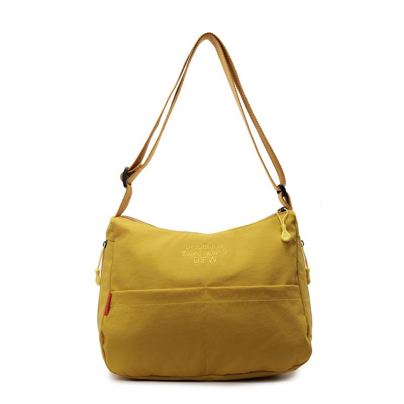 This Year's Popular Fashion Korean Version of Single Shoulder Messenger Bag Casual Bag Solid Color Foreign Style Simple 2025 New Make-up Bag Women