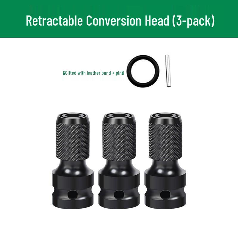 Multi-Functional Electric Drill Chuck and Air Impact Wrench Adapter