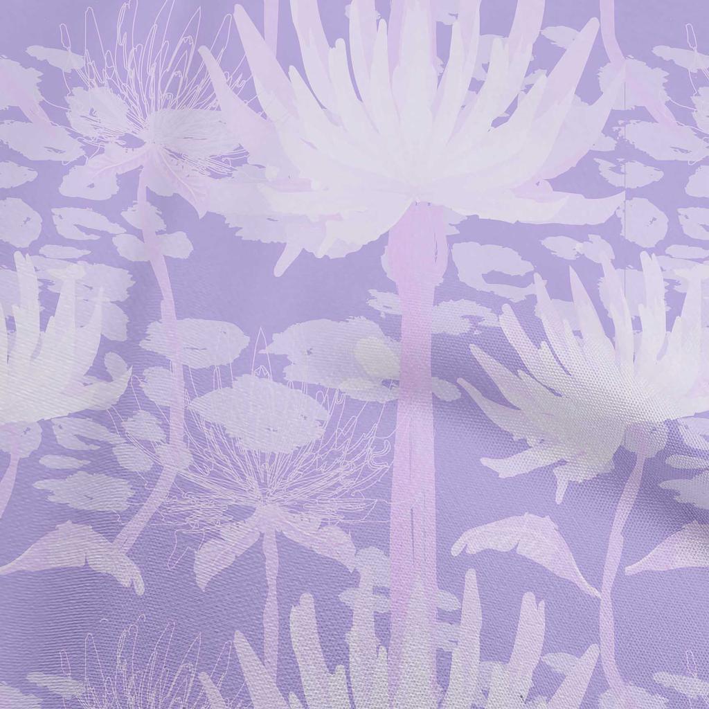 oneOone Cotton Flex Light Blue Fabric Tropical Plants Fabric For Sewing Printed Craft Fabric By The Yard 40 Inch