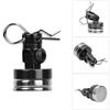4PCS Magnetic Invisible Stealth Shell Column for  SCX10 4WD HSP 1 10 RC Car with Slotting Black