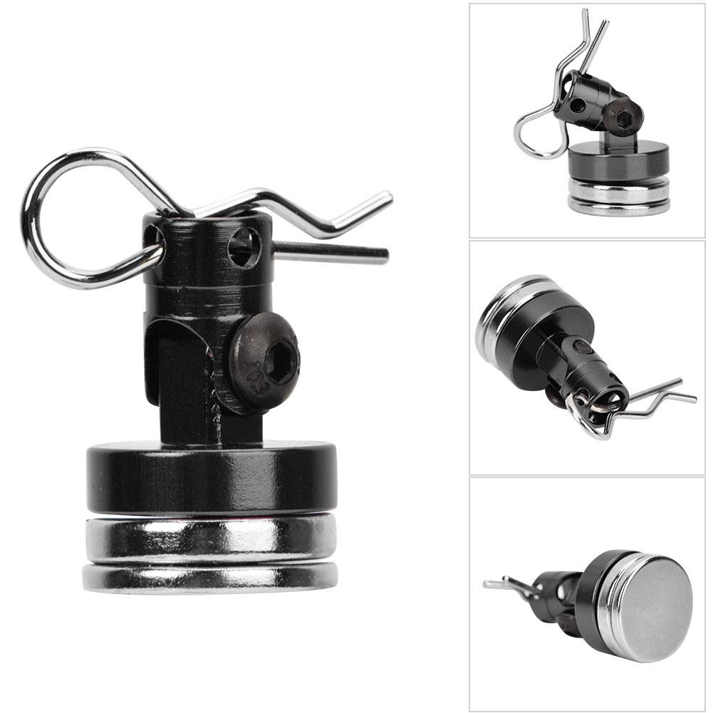 4PCS Magnetic Invisible Stealth Shell Column for SCX10 4WD HSP 1 10 RC Car with Slotting Black