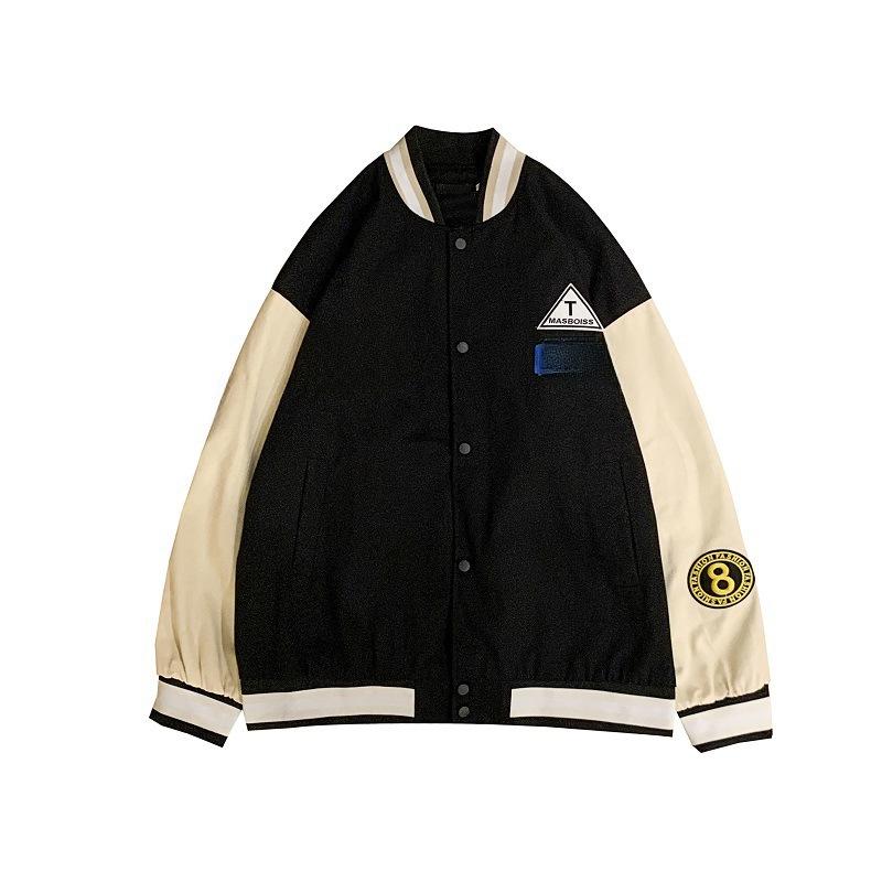 Men's Spring & Autumn Korean Style Trendy Baseball Jacket - High Street Casual Sportswear