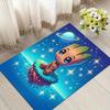 1pc Groot Pattern Area Rug Soft Flannel Floor Mat for Living Room,Office,Bedroom and Carpet,Sofa Coffee Table Floor Mat