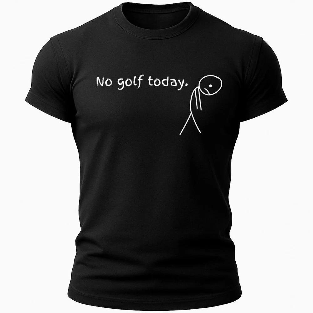 No Golf Today Shirt  Minimalist Golf Tee  Sad Golfer Shirt  Funny Retro Golf S
