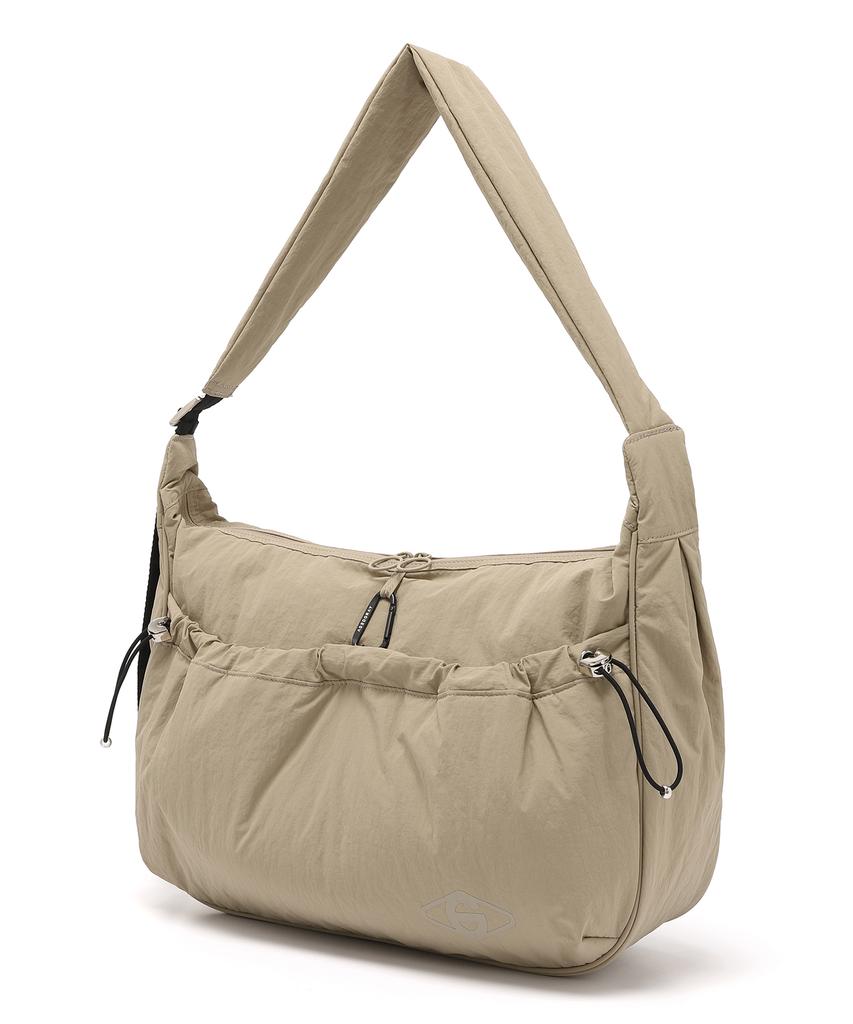 Aged Gray Longtail Messenger Bag (Beige)