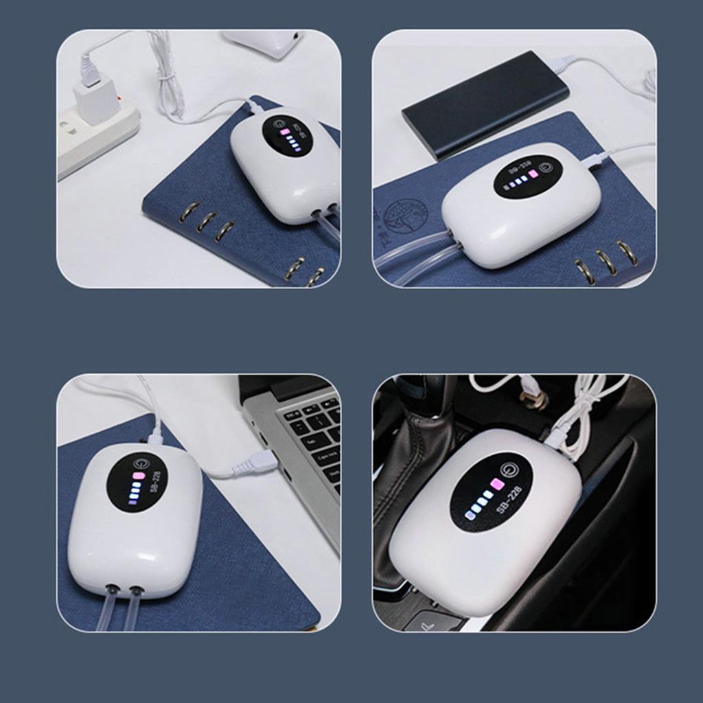 Kleine Sauerstoffpumpe USB Wiederaufladbare Lithiumbatterie Leise Aquarium Sauerstoffpumpe mit Luftschlauch Luft
