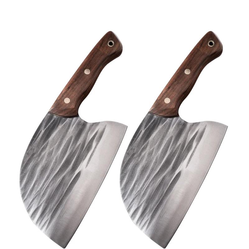 Forged Kitchen Chef Knife Set High Carbon Steel Meat Vegetables Slicing Knives Professional Butcher Chopping Cleaver Knife