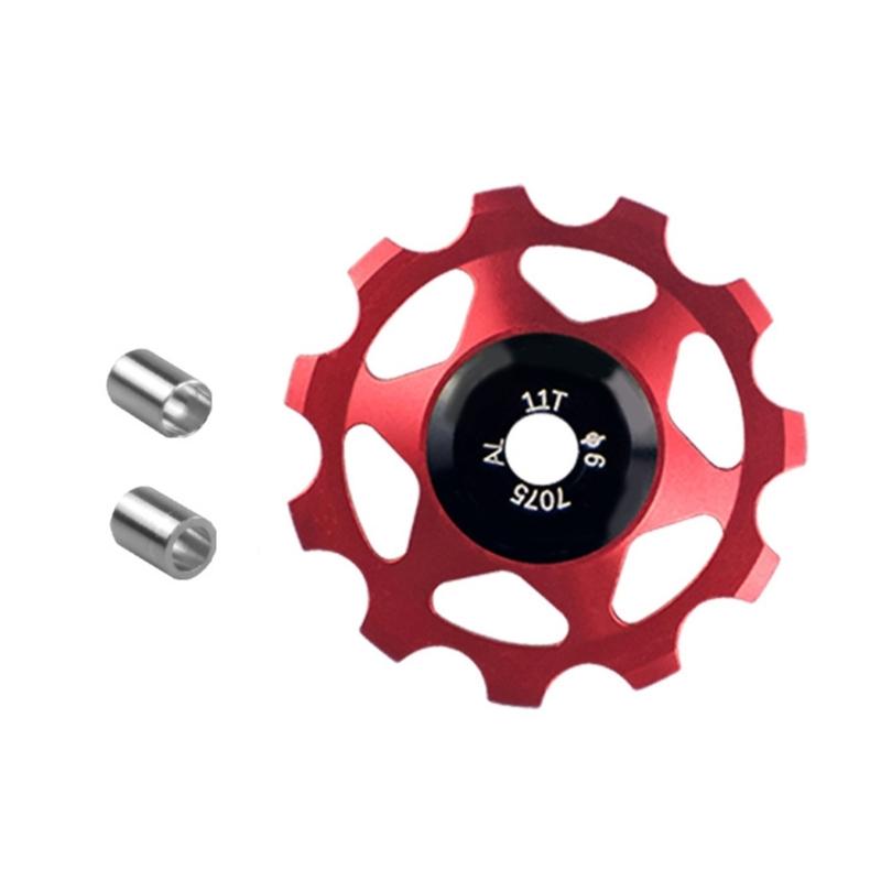 Bike Rear Derailleurs Pulleys Steel Bearing Pulleys 11T Aluminiums Alloys Jockeys Wheel Bike Part Easy Installation