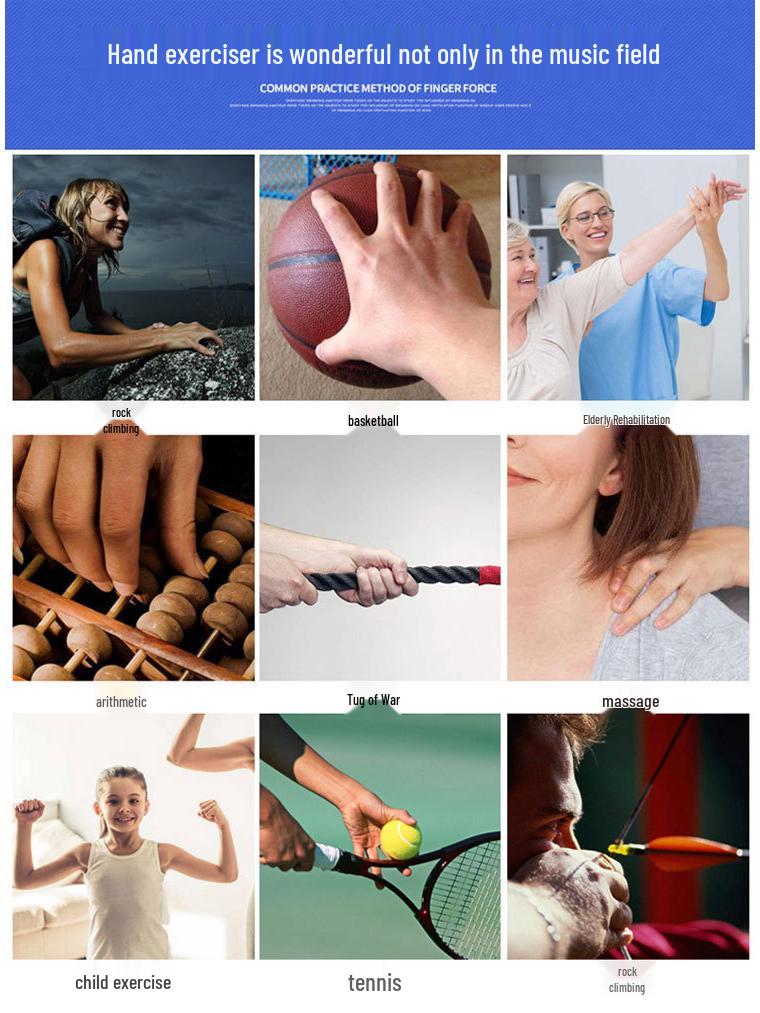 Piano & Guitar Finger Strength Trainer – Guzheng Finger Exerciser & Grip Strengthener