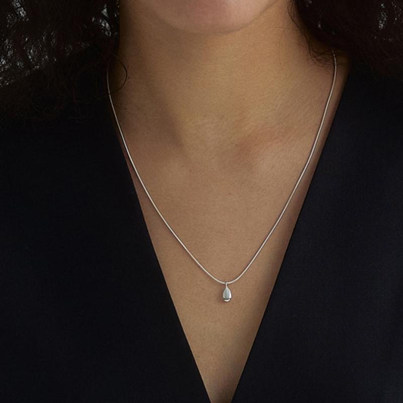 

mimesi Tear Drop Necklace (snake chain) 50cm