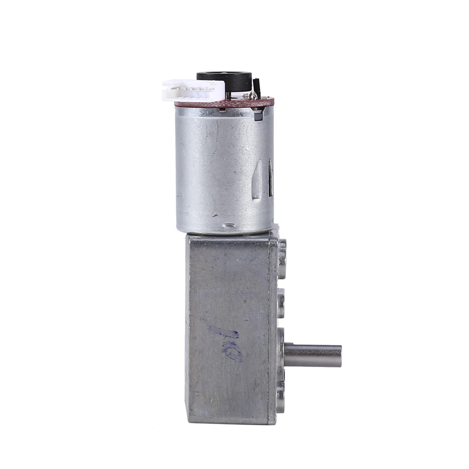 

DC 12V Geared Motor High Torque Reduction Motor with Encoder Srong Self locking(100RPM)