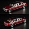 1:24 Toy Car S650 Limousine Diecast Metal Model Car New Black Toy Car