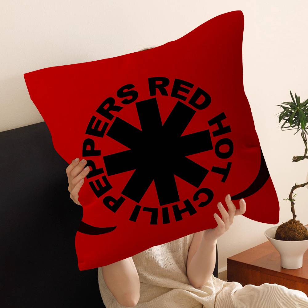 Rock Band R-Red Hot Chilis Pillow Cover Sofa Cushion Cover Home Room Decoration Children Gift