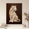 5D DIY Pearl Diamond Painting Kit Majestic White Tiger Full Drill Embroidery Mosaic Art Home Wall Decor Gift