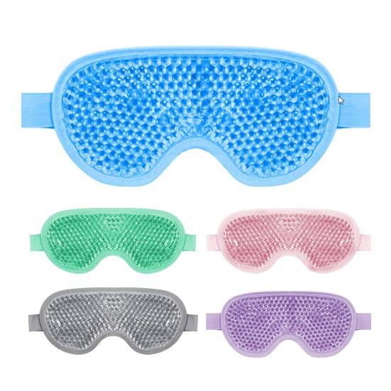 Cooling Gel Eye Cover Men Women Hot Cold Compress Eye Cover Face Shield Reusable Post Surgery Puffiness Allergies Relief Ice Eye Pack
