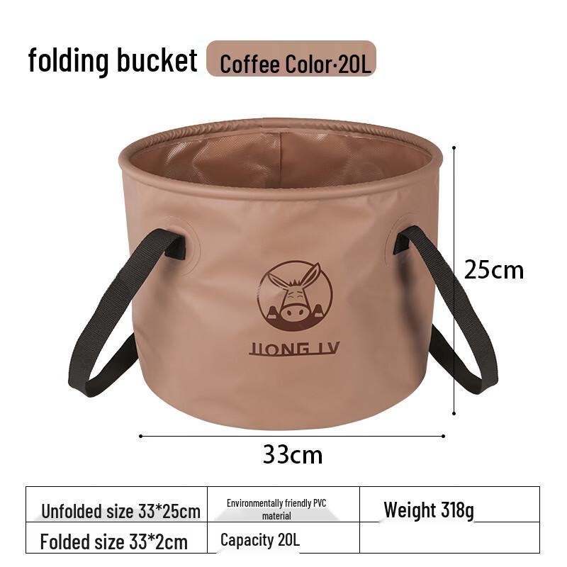 NuFeng Portable Round Folding Water Bucket