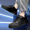 Herrenschuhe Lässige Sneaker Mode Einfarbig Plateau-Schuh 2024 Outdoor Atmungsaktiv Leicht Laufschuhe Vulkanisierte Schuhe