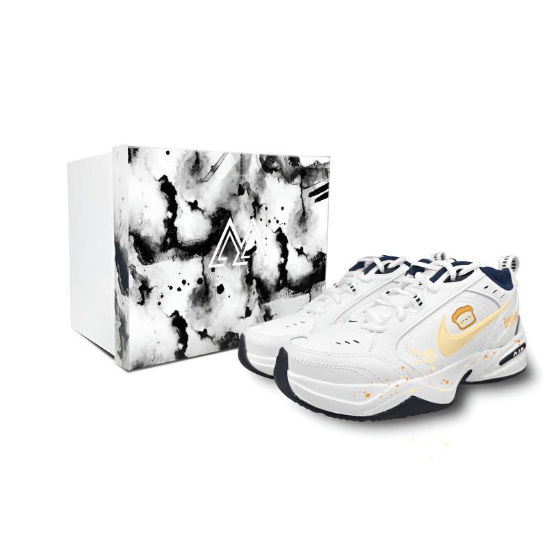 

Nike Air Monarch 4 Low top Chunky Sneakers Unisex 415445-102(Team1298-BOX) 36