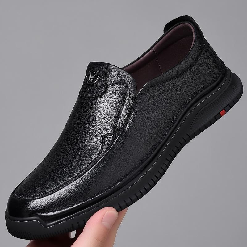 Men's Leather Shoes Casual Leather Men's Cotton Shoes Fleece Warm Men's Shoes Board Shoes Inventory