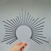 Lolita Halocrown Mary Halocrown Headband Spiked Halocrown Sunburst Greek Baroque Tiara Crown SunGoddess Headpiece