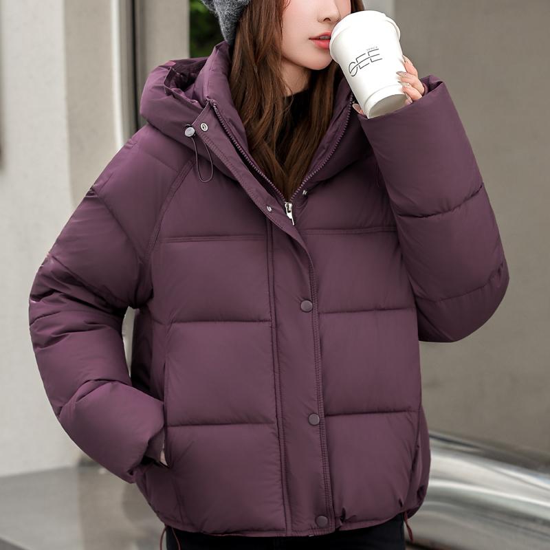 Fashion Women's Coats Winter Short Parkas Hooded Casual Loose Thick Warm Outerwears Women Jackets